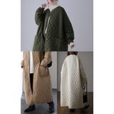 ロングコート キルティング レディース アウター 中綿 コート | HUG.U | 詳細画像21