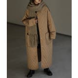 ロングコート キルティング レディース アウター 中綿 コート | HUG.U | 詳細画像3