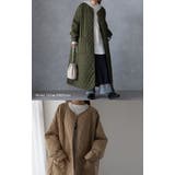 ロングコート キルティング レディース アウター 中綿 コート | HUG.U | 詳細画像4