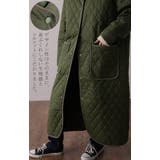 ロングコート キルティング レディース アウター 中綿 コート | HUG.U | 詳細画像6