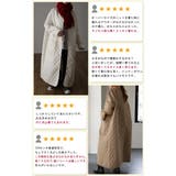 ロングコート キルティング レディース アウター 中綿 コート | HUG.U | 詳細画像7