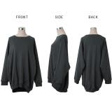 トレーナー レディース トップス スウェット お尻が隠れる 長袖 | HUG.U | 詳細画像25 