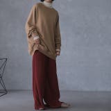 通常ラテベージュ | トレーナー レディース トップス スウェット お尻が隠れる 長袖 | HUG.U