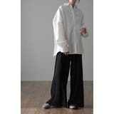 パンツ 切れるパンツ リブパンツ レディース ワイド セルフカット プリーツ | HUG.U | 詳細画像6 