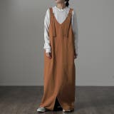 ベイクドキャロット | サロペット スカート レディース ジャンパースカート 無地 オールインワン | HUG.U