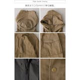 アウター コート ロングコート マウンテンパーカー ロング ミリタリーコート | HUG.U | 詳細画像22