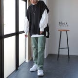 ベスト レディース ニット レイヤード ニットベスト セーター サイドリボン | HUG.U | 詳細画像14 