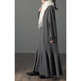 ワンピース レディース マーメイド 長袖 ワンピ 黒 ロングワンピース Aライ | HUG.U | 詳細画像17 