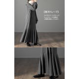 ワンピース レディース マーメイド 長袖 ワンピ 黒 ロングワンピース Aライ | HUG.U | 詳細画像21 