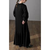 ワンピース レディース マーメイド 長袖 ワンピ 黒 ロングワンピース Aライ | HUG.U | 詳細画像24 