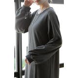 ワンピース レディース マーメイド 長袖 ワンピ 黒 ロングワンピース Aライ | HUG.U | 詳細画像6 