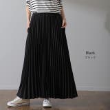 ロングスカート プリーツ スカート レディース ボトムス ロング 大きいサイズ | HUG.U | 詳細画像18 