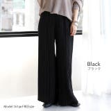 パンツ レディース ボトムス プリーツ ワイドパンツ ワイド プリーツパンツ | HUG.U | 詳細画像10 