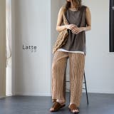 パンツ レディース ボトムス プリーツ ワイドパンツ ワイド プリーツパンツ | HUG.U | 詳細画像11 