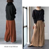 パンツ レディース ボトムス プリーツ ワイドパンツ ワイド プリーツパンツ | HUG.U | 詳細画像21 