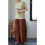 パンツ レディース ボトムス プリーツ ワイドパンツ ワイド プリーツパンツ | HUG.U | 詳細画像4 