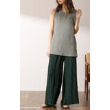 パンツ レディース ボトムス プリーツ ワイドパンツ ワイド プリーツパンツ | HUG.U | 詳細画像8 