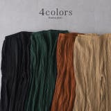 パンツ レディース ボトムス プリーツ ワイドパンツ ワイド プリーツパンツ | HUG.U | 詳細画像9 