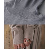 ニットワンピース ロング レディース ワンピース 黒 ニットワンピ ハイネック | HUG.U | 詳細画像22 