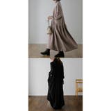 ニットワンピース ロング レディース ワンピース 黒 ニットワンピ ハイネック | HUG.U | 詳細画像23 