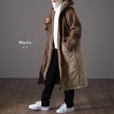 アウター リバーシブル キルティング コート レディース モッズコート ボア | HUG.U | 詳細画像15 