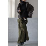 アウター 裏起毛 ミリタリーコート 暖か レディース ロングコート 極暖 コー | HUG.U | 詳細画像17