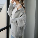 ペールグレー | カーディガン タートルネック レディース セーター トップス ハイネック ニッ | HUG.U