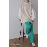 パンツ レディース ストレッチ ゆったり ストレートパンツ ゴム きれいめ ロ | HUG.U | 詳細画像20