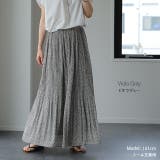 スカート ロング シフォン プリーツ レディ―ス ボトムス プリーツスカート | HUG.U | 詳細画像16 