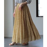 スカート ロング シフォン プリーツ レディ―ス ボトムス プリーツスカート | HUG.U | 詳細画像5 