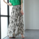マーブルマーガレット | スカート ロング シフォン プリーツ レディ―ス ボトムス プリーツスカート | HUG.U