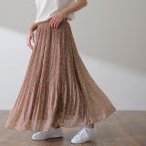 ピンクコスモス | スカート ロング シフォン プリーツ レディ―ス ボトムス プリーツスカート | HUG.U