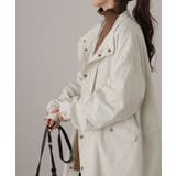 アウター レディース ミリタリー ライトアウター ロング スプリングコート | HUG.U | 詳細画像11