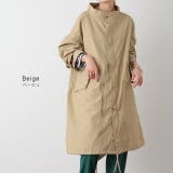 アウター レディース ミリタリー ライトアウター ロング スプリングコート | HUG.U | 詳細画像12