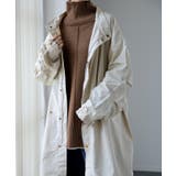 アウター レディース ミリタリー ライトアウター ロング スプリングコート | HUG.U | 詳細画像4