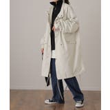 アウター レディース ミリタリー ライトアウター ロング スプリングコート | HUG.U | 詳細画像5