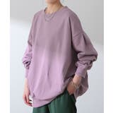 トップス レディース トレーナー  無地 スウェット スエット オーバーサイズ | HUG.U | 詳細画像5 