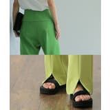 パンツ レディース 美脚 きれいめ 美尻 ボトムス イージーパンツ ストレート | HUG.U | 詳細画像22 