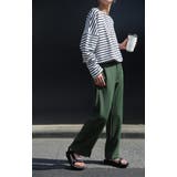 パンツ レディース 美脚 きれいめ 美尻 ボトムス イージーパンツ ストレート | HUG.U | 詳細画像23 