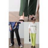 パンツ レディース 美脚 きれいめ 美尻 ボトムス イージーパンツ ストレート | HUG.U | 詳細画像26 