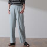アッシュブルー | パンツ レディース テーパードパンツ ストレートパンツ ボトムス ゆったり カ | HUG.U