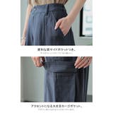 パンツ「リネンタッチ」 カーゴパンツ リネン | HUG.U | 詳細画像21