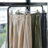 パンツ「リネンタッチ」 カーゴパンツ リネン | HUG.U | 詳細画像6