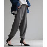 メランジグレー | パンツ レディース ジョガーパンツ ボトムス ロングパンツ ロング ゴム きれ | HUG.U