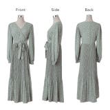 ワンピース シフォン プリーツ ロングワンピース レディース プリーツワンピ | HUG.U | 詳細画像23