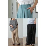 パンツ レディース ワイドパンツ スラックス ワイド ロング カラーパンツ ゴ | HUG.U | 詳細画像23 