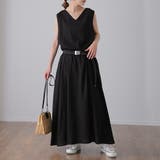 ブラック | ワンピース レディース 麻 綿 ワンピ マキシ ロング ロングワンピース ノー | HUG.U