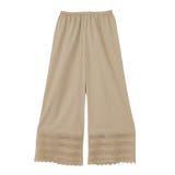 A柄サンドベージュ | ペチパンツ 綿100% コットン パンツ ペチコート インナー レイヤード 重 | HUG.U