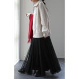 スカート チュールスカート ロング ロングスカート レディース ボトムス プリ | HUG.U | 詳細画像6 