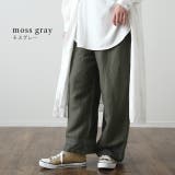 ワイドパンツ レディース パンツ リネン レーヨン 刺繍 レース ゆったり ナ | HUG.U | 詳細画像10 